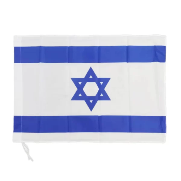 דגל ישראל+חוט 80X110 סמ(120/12)