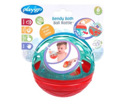 פלייגרו - Playgro כדור גמיש + רעשן לאמבטיה