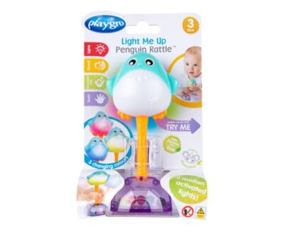 פלייגרו - Playgro רעשן פינגווין עם תאורה