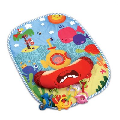 משטח פעילות עם כרית התפתחות - Baby Playing Mat