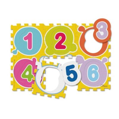 פאזל רצפה 6 חלקים מספרים - First Numbers Puzzle