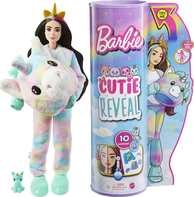 Barbie Cutie Reveal Fantasy Series Unicorn Surprise Doll