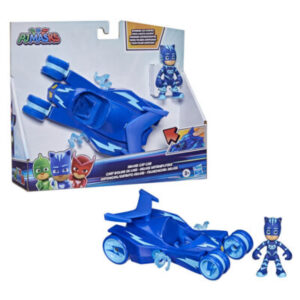 כוח פיג'יי - ילד חתול ורכב דלוקס כחול AGC