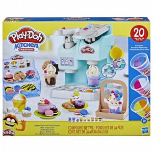 פליידו / Play-Doh סופר סט צבעוני מכונת קפה Play-Doh Super Colorful Cafe Playset