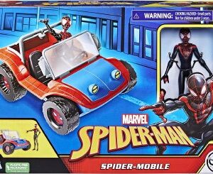 רכב ספיידרמן ספיידר-מובייל עם דמות מיילס מוראלס