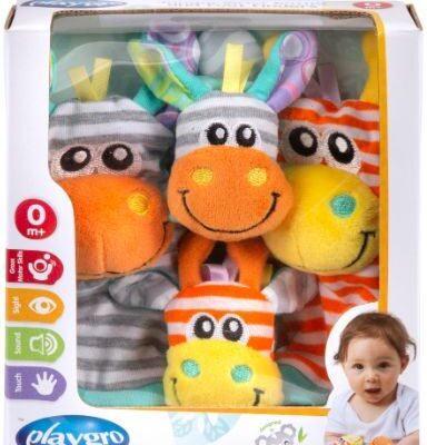 סט רעשן + צמיד יד ורגל מבית Playgro