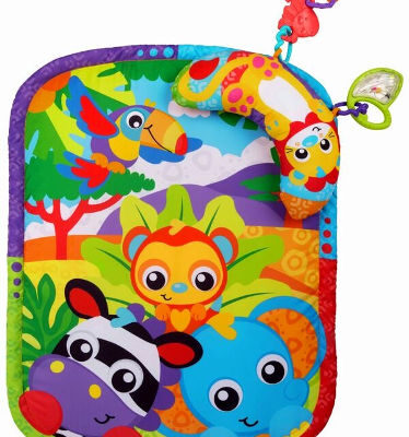 PlayGro משטח וכרית גן חיות 9321104869883