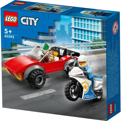 לגו CITY מרדף אופנוע משטרה ומכונית (60392)