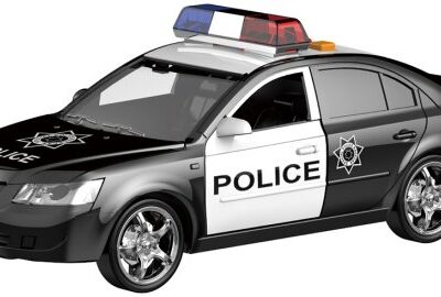 צעצוע מכונית משטרה 1:16 מבית City Service - שחור 6912300158494