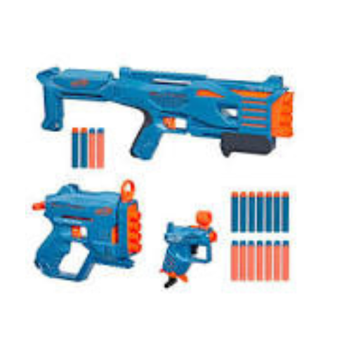 עיצוב ללא שם - 2025-11-19T193442.439 סט 3 רובי נרף NERF Elite Stockpile – יותר כוח, יותר כיף! סט מושלם לקרבות נרף: 3 רובי Stockpile מסדרת ELITE בעיצוב חזק, קל לתפעול וללא צורך בסוללות. מה מקבלים? 3 רובי עלית איכותיים טעינה ידנית מהירה דיוק ועוצמה מסדרת ELITE מושלם למשחק קבוצתי ולמסיבות למה כדאי? ✔ שלושה רובי איכות במחיר משתלם ✔ מושלם לילדים, למשפחות ולקרבות נרף אמיתיים הצטיידו עכשיו ופתחו את הקרב!