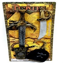 בSet of 3 pirate accessories