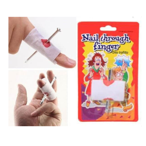 טריקים מסמר באצבע