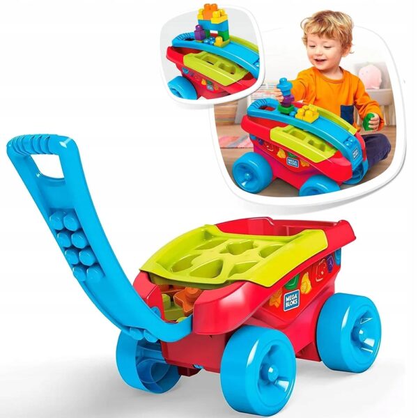 MEGA BLOKS-מריצה התאם צורה 25 חלקים