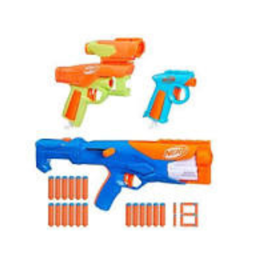 עיצוב ללא שם - 2025-11-19T150845.519 סט 3 רובי חיצים – NERF N Series Gear Up עם 18 חיצי Hasbro Nerf N1 מוכנים לשדרג את חוויית הנרף שלכם? סט N Series Gear Up מבית NERF מביא לכם שלושה רובי ירי מעוצבים ועוצמתיים, יחד עם 18 חיצי N1 מקוריים – לחוויית משחק מלאה, מדויקת ומלאת אקשן! מה כולל הסט? 3 רובי N Series Gear Up 18 חיצי Nerf N1 מקוריים מושלם למשחקי ירי, תחרויות בין חברים וקרבות דמיון מטורפים יתרונות המוצר: ירי מהיר ויציב איכות גבוהה מבית Hasbro Nerf אחיזה נוחה ומשקל קל — מתאים לילדים ולמבוגרים עיצוב חדשני ומגניב שמוסיף עוד ריגוש למשחק פרטים נוספים: מותג: Nerf – Hasbro סט של 3 רובי חצי ספוג מיועד לגילאי 8+ מוצר חובה לכל מי שאוהב אקשן, דיוק והרפתקאות!