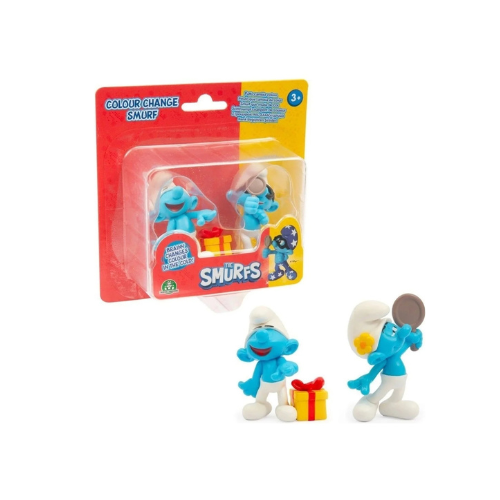 זוג בובות דרדסים עם דרדס משנה צבע