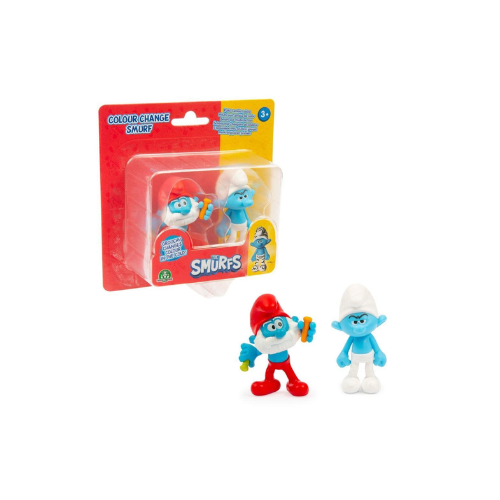 זוג בובות דרדסים עם דרדס משנה צבע